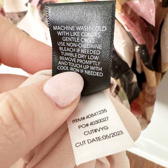 Torrid Clip Dot Abstract Geo Print Chiffon V Neck 3/4 Sleeve Dress Size 2X‎ - Picture 8 of 13